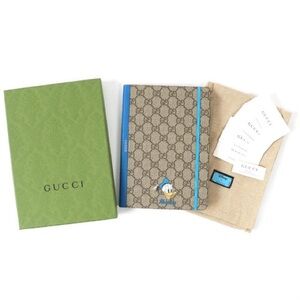 GUCCI X DISNEY GG Supreme Monogram Donald Duck Notebook